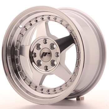 Japan Racing JR6 15x7 ET35 4x100/114 Mach Silver
