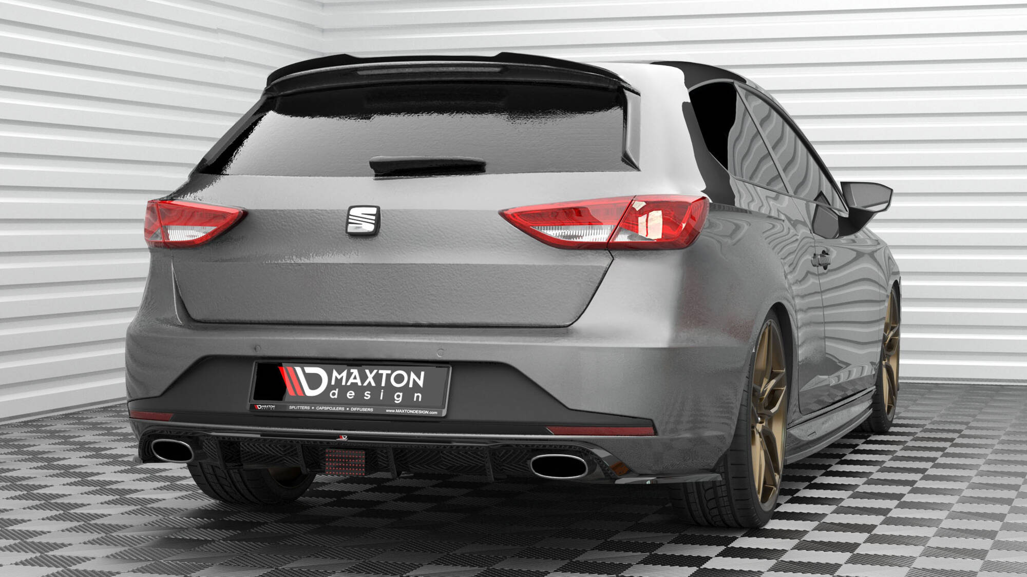 Spoiler CAP V.2 Seat Leon Cupra Sportstourer Mk3 Facelift - 2