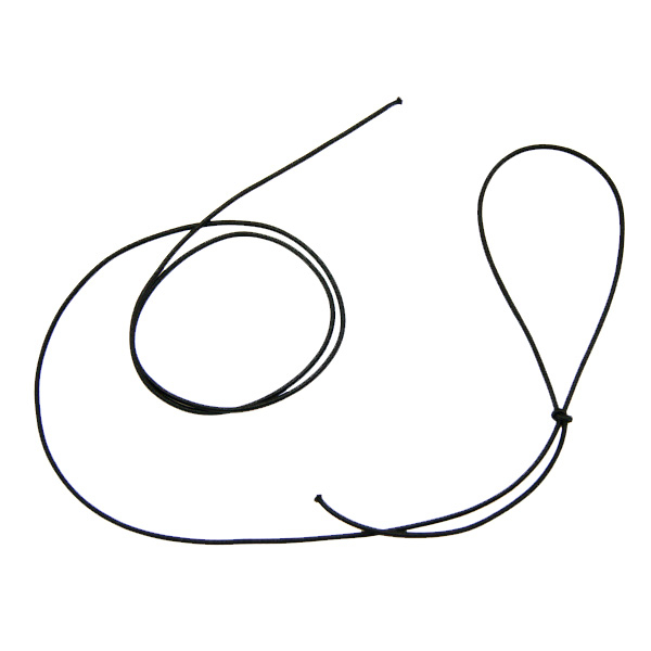 HARNESS BLACK ELASTIC (1M)