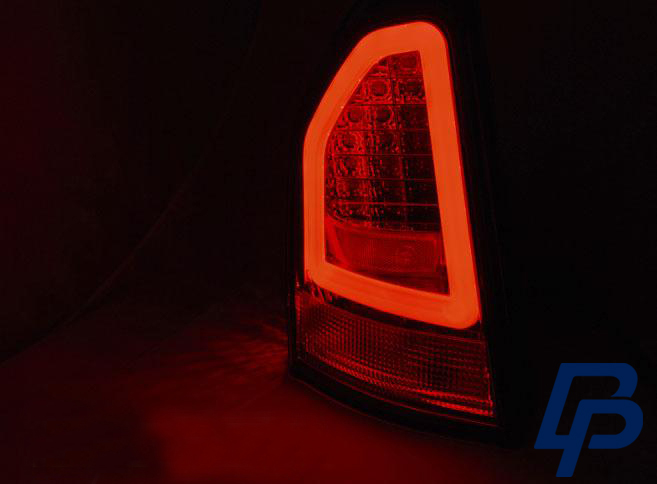 CHRYSLER 300C 05-08 BLACK LED TAILLIGHTS BAR - 2