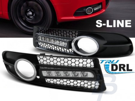 LED AUDI A4 04-08 SVARTA S-LINE DIMLJUS