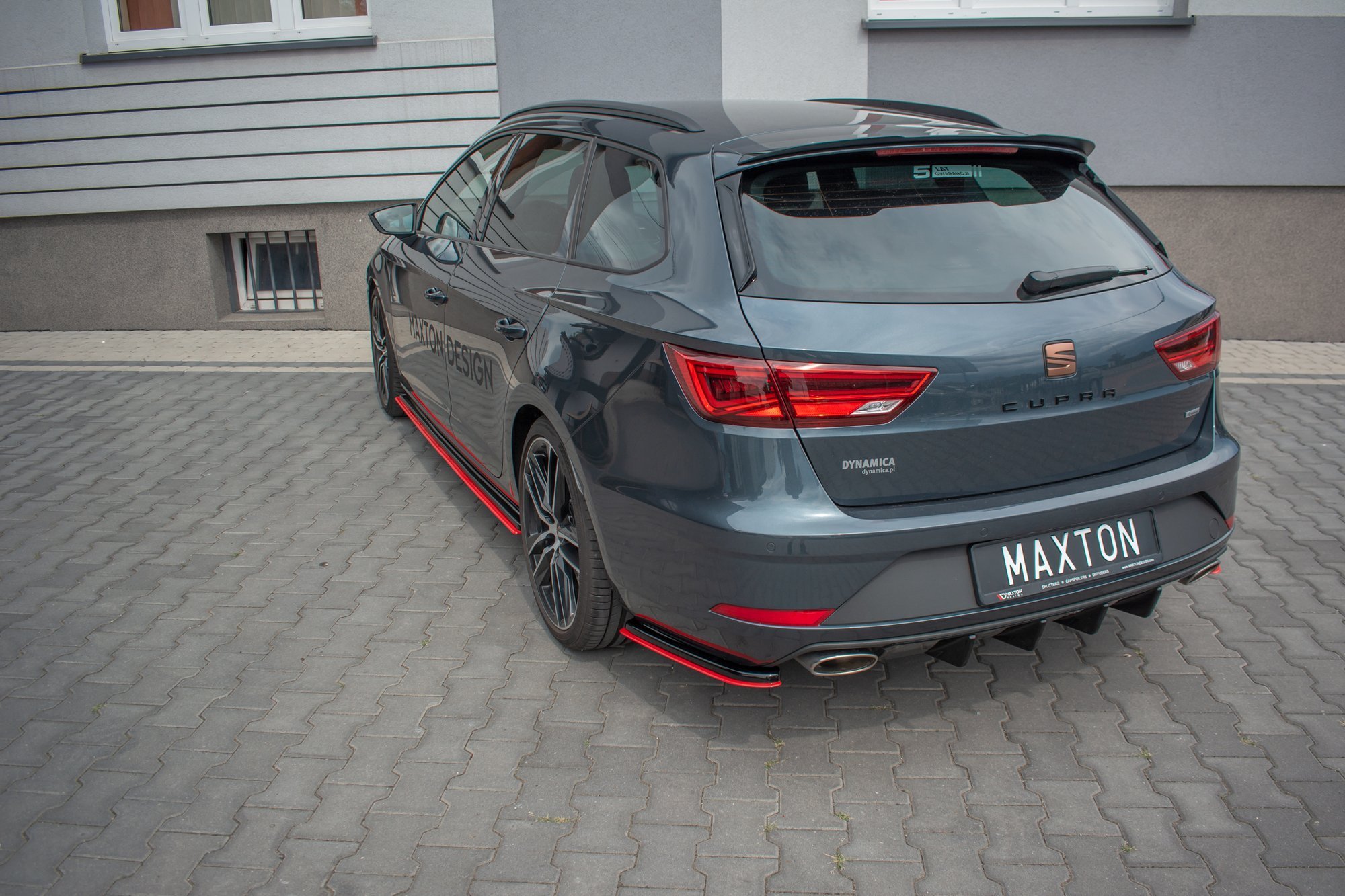 Rear Side Splitters V.2 Seat Leon Mk 3.5 Cupra ST (2017-) - 3