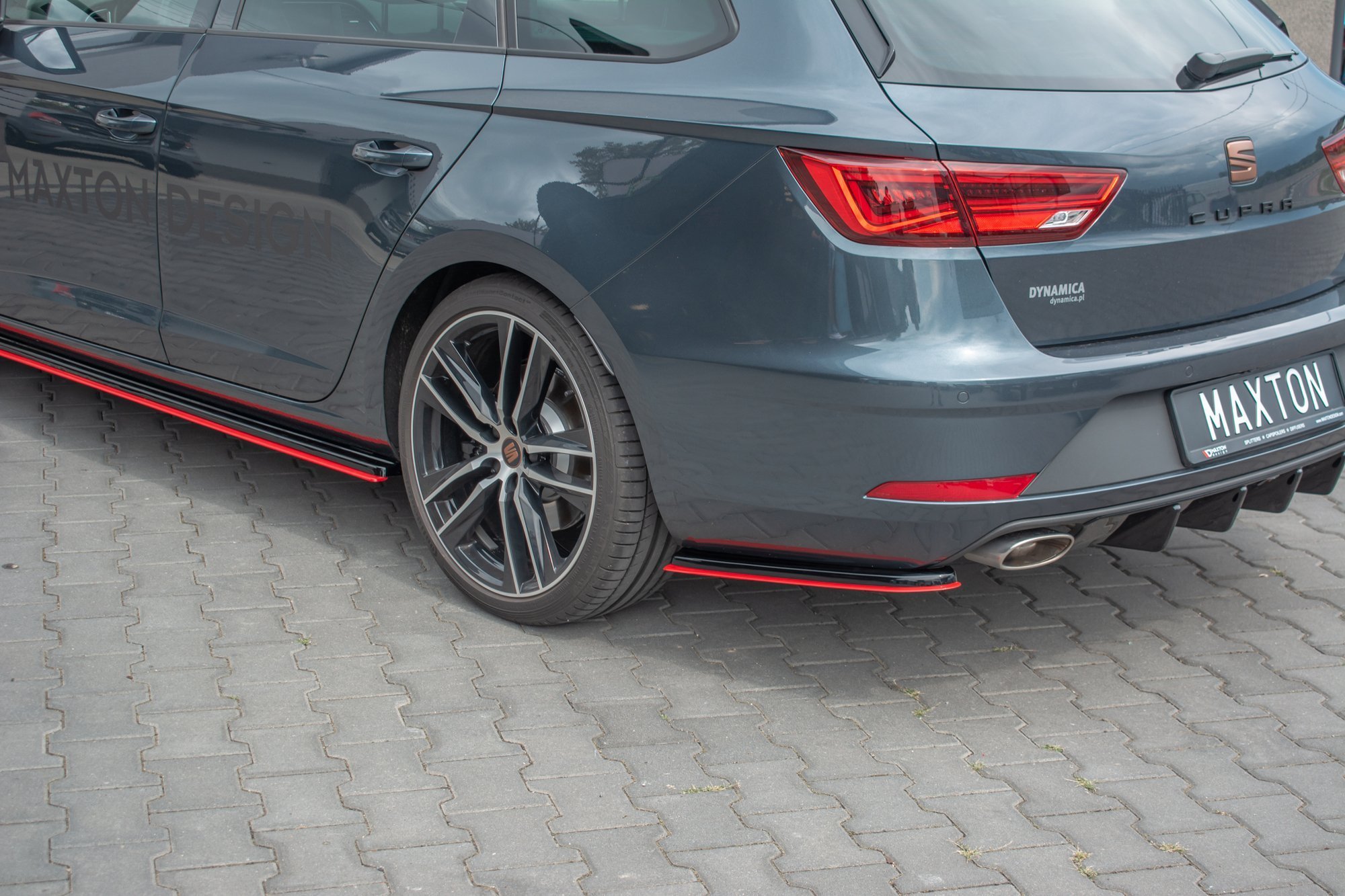 Rear Side Splitters V.2 Seat Leon Mk 3.5 Cupra ST (2017-) - 2
