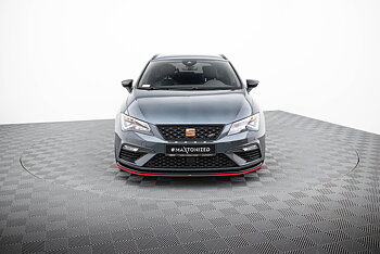 FRONT SPLITTER V.3 SUITABLE FOR SEAT LEON CUPRA / FR MK3 FL – MAXTON DESIGN