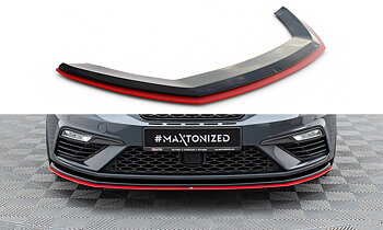 FRONT SPLITTER V.3 SUITABLE FOR SEAT LEON CUPRA / FR MK3 FL – MAXTON DESIGN