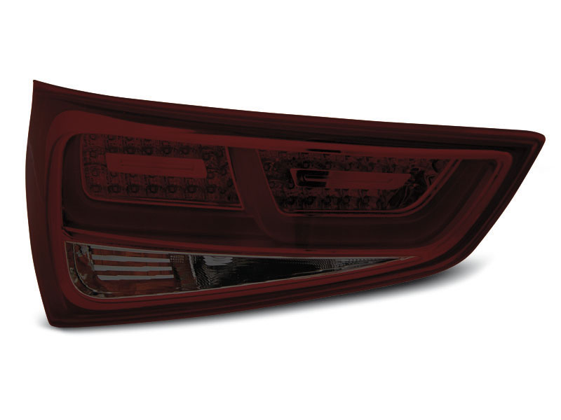 AUDI A1 2010-12.2014  RÖDA RÖKTONADE LED BAKLAMPOR