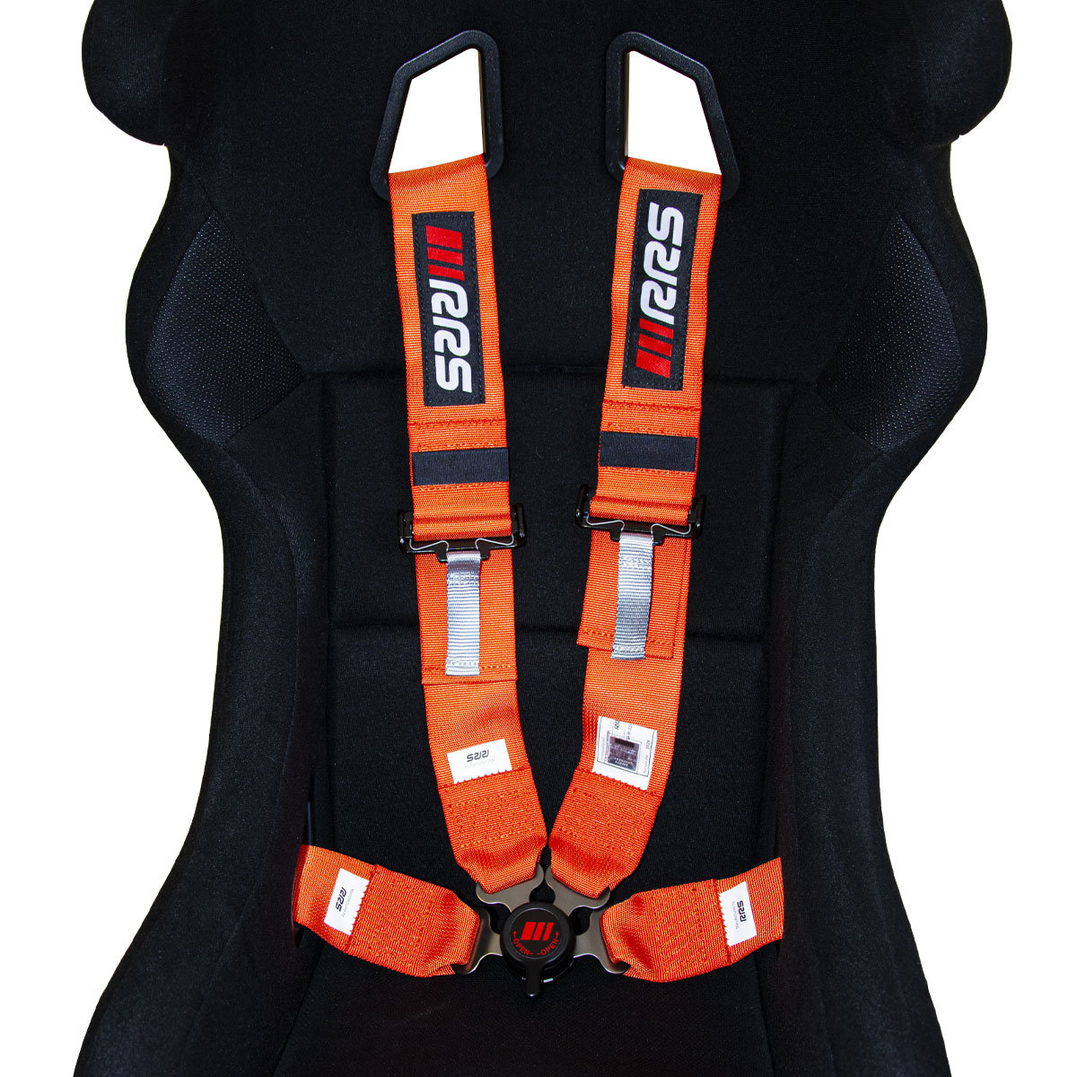 RRS FIA 4 POINTS HARNESS ORANGE