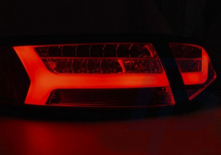 AUDI A6 08-11 SEDAN RÖKTONADE LED BAR SEQ BAKLAMPOR - 3