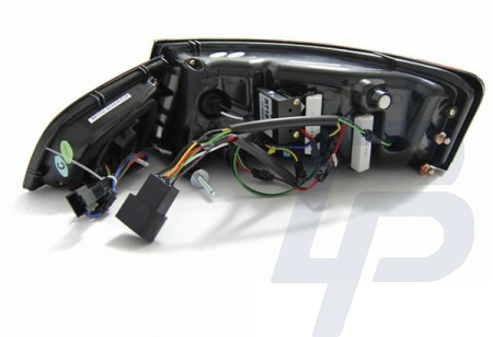 AUDI A6 08-11 SEDAN RÖKTONADE LED BAR SEQ BAKLAMPOR - 5