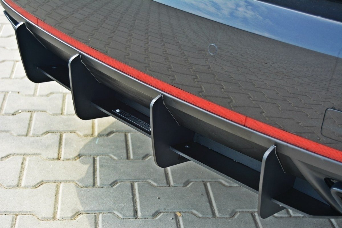 Rear Diffuser Skoda Octavia VRS MK3/ MK3.5 Hatchback/ Estate - 3