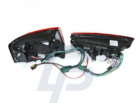 LED TAILLIGHTS AUDI A6 C7 11-14 LIMOUSINE SMOKE LED BAR SEQ - 4