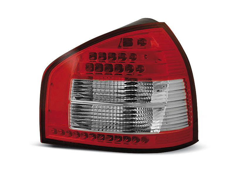 AUDI A3 08.96-08.00 RED WHITE LED TAILLIGHTS