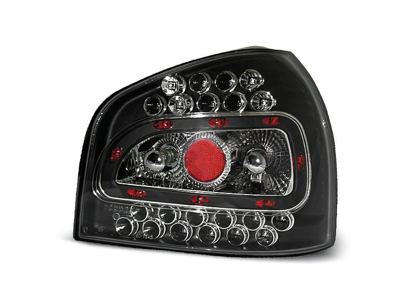 AUDI A3 08.96-08.00 BLACK LED TAILLIGHTS