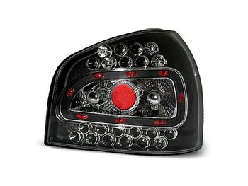 AUDI A3 08.96-08.00 BLACK LED TAILLIGHTS