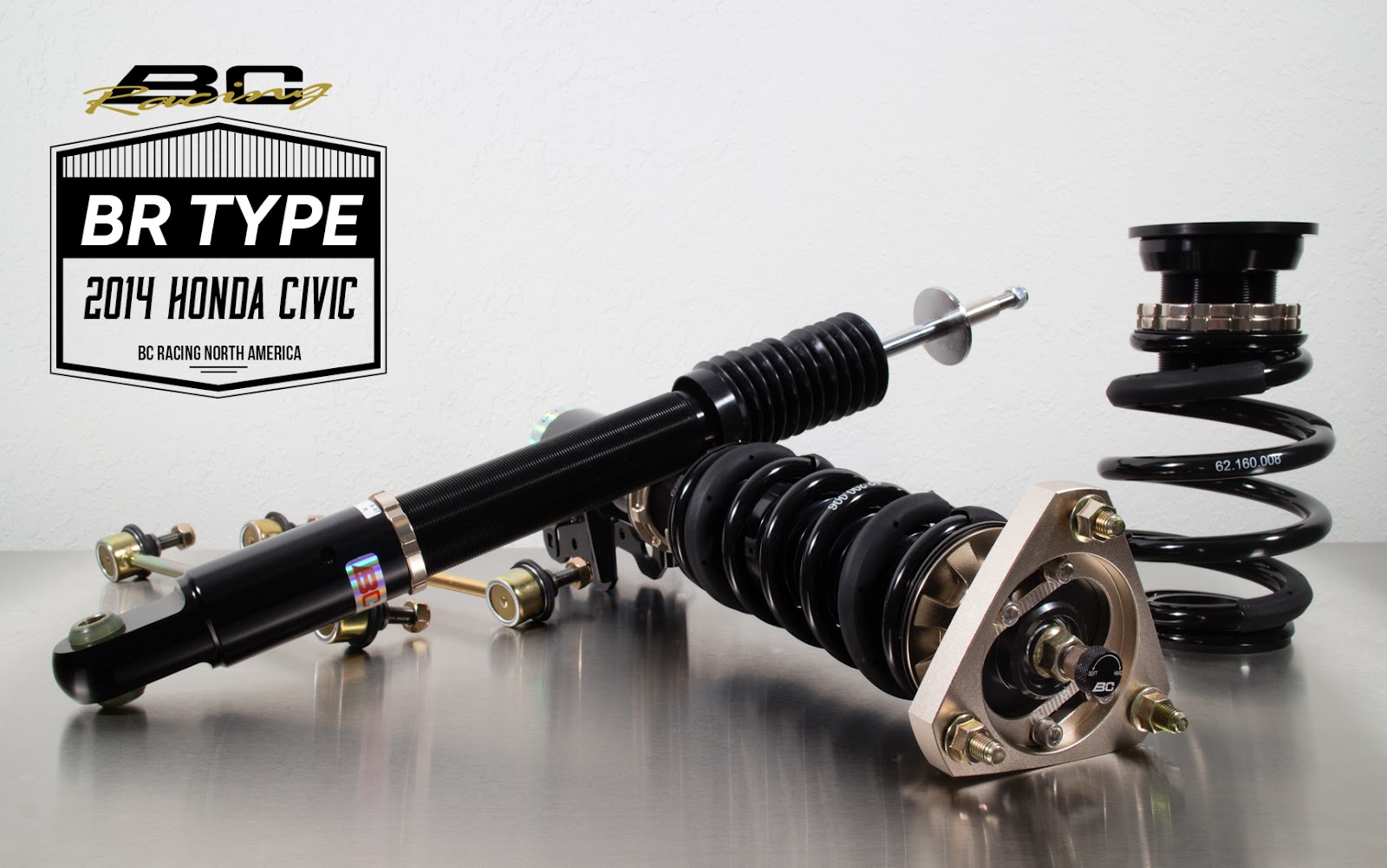 BC RACING BR RA COILOVER KIT FOR HONDA CIVIC SI (USDM) FB6/FG4 2014–2015 - 5