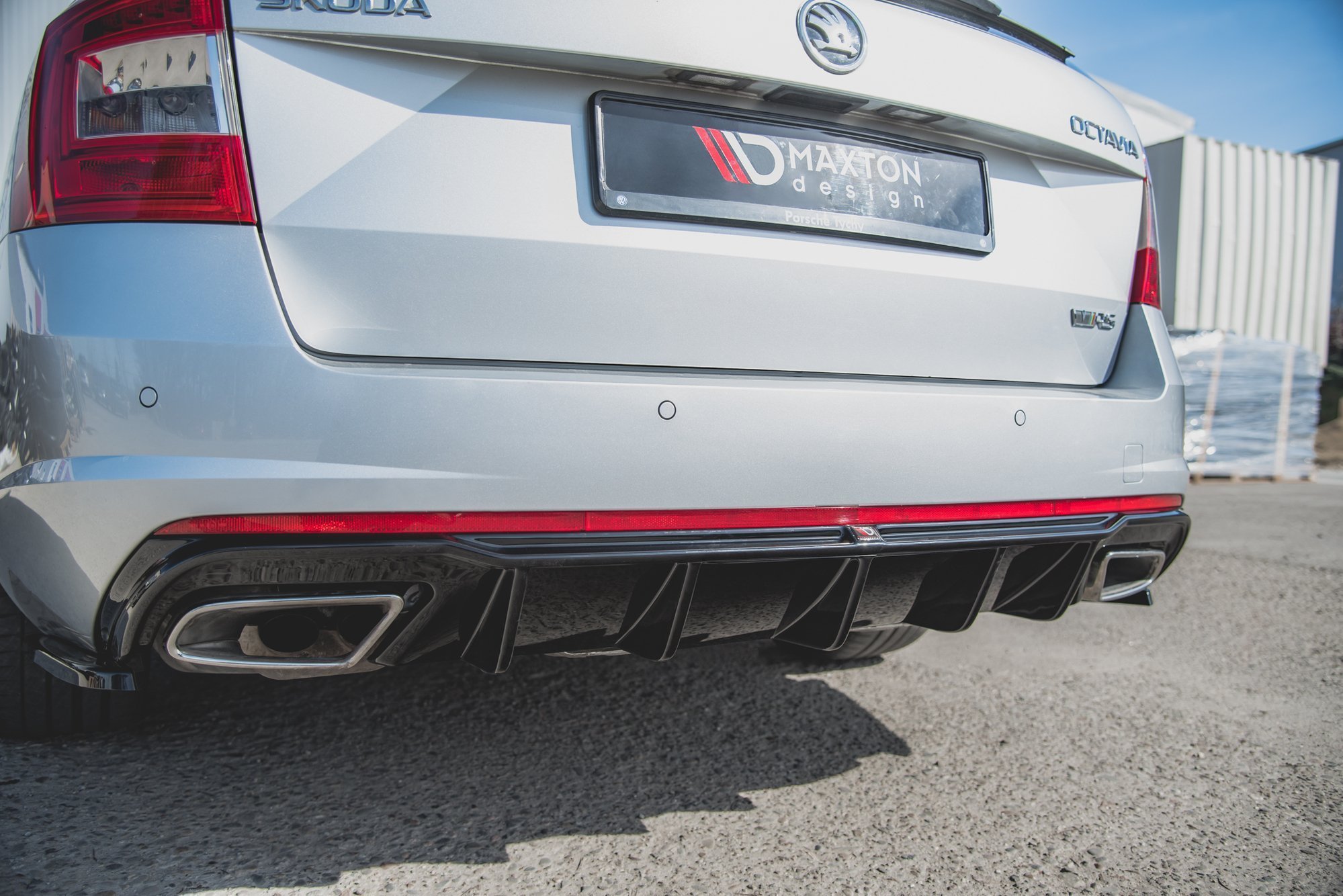 Rear Valance V.2 Skoda Octavia RS Mk3 / Mk3 FL Hatchback / Estate (Diesel) - 8