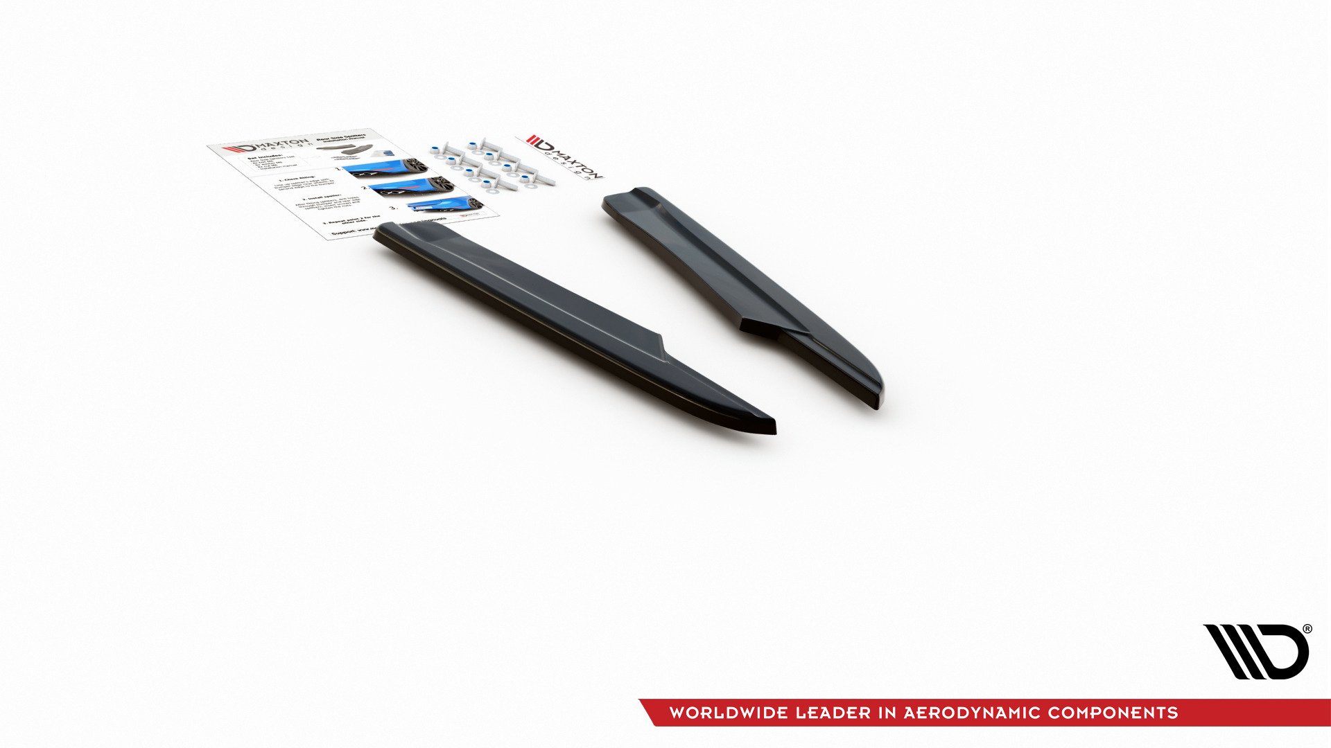 Rear Side Diffusers V.2 Skoda Octavia VRS MK3/MK3.5 Hatchback/ Estate - 8