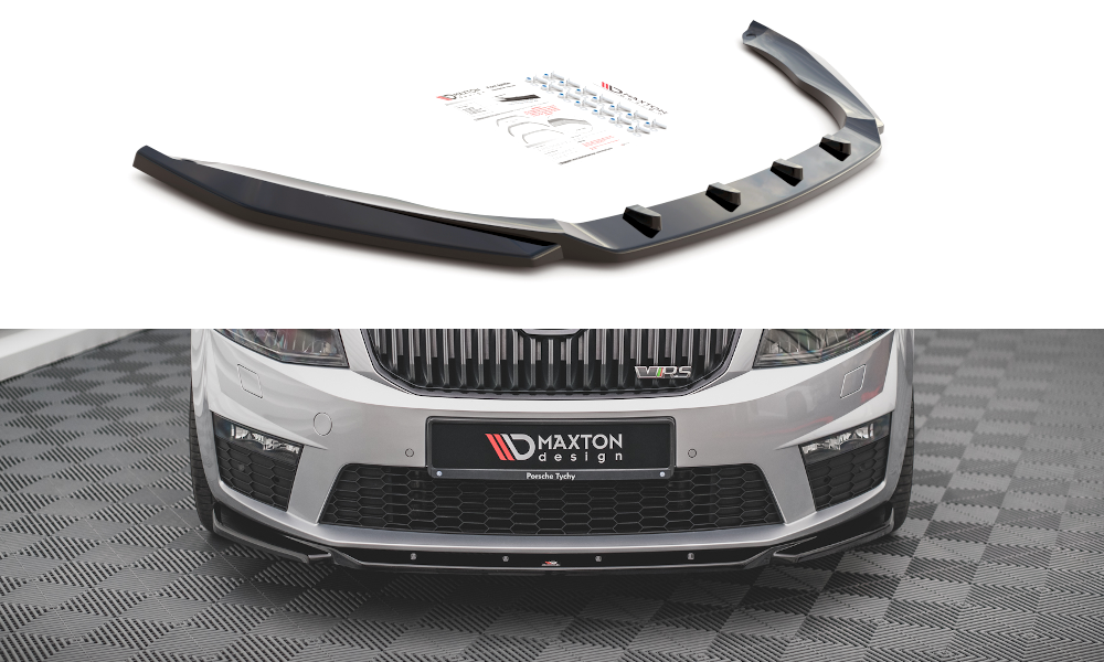 Front Splitter V.4 Skoda Octavia RS Mk3 (2013-2016)