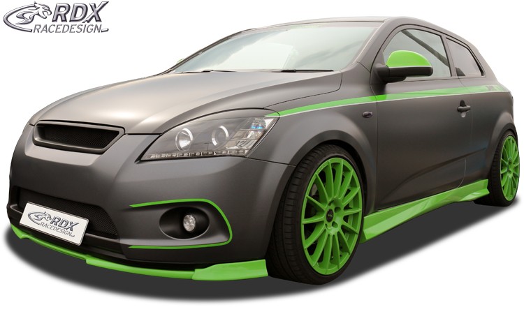 FRONT SPOILER VARIO-X KIA PRO CEED TYP ED -2009 FRONT LIP SPLITTER - 4