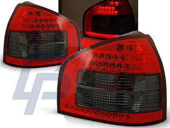 AUDI A3 08.96-08.00 RED SMOKE LED TAILLIGHTS