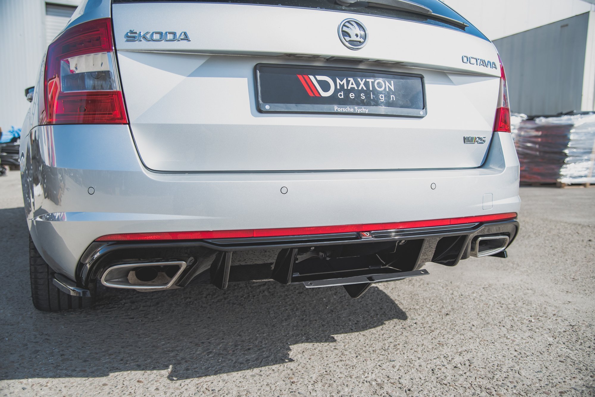 Rear Valance V.2 Skoda Octavia RS Mk3 / Mk3 FL Hatchback / Estate (Petrol) - 4