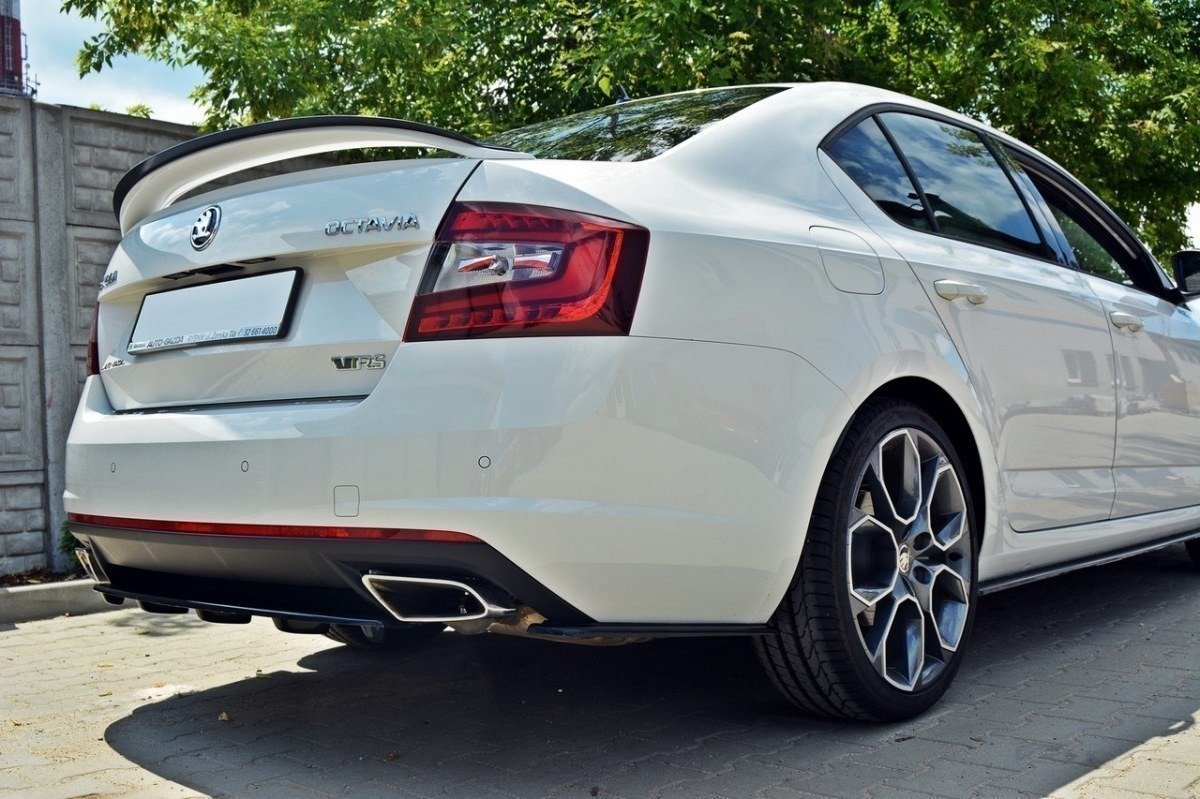Rear Side Splitters Skoda Octavia MK3 VRS/ MK3.5 VRS Hatchback/estate (2013-2019) - 5