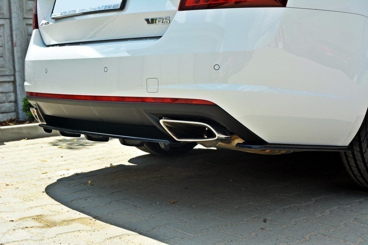 Rear Side Splitters Skoda Octavia MK3 VRS/ MK3.5 VRS Hatchback/estate (2013-2019) - 6
