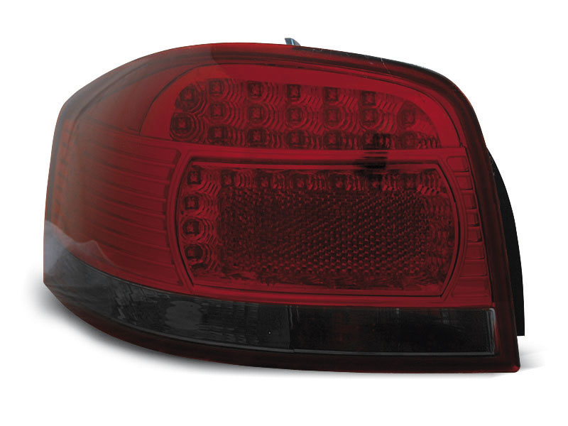AUDI A3 05.03-08 RÖDA RÖKTONADE LED BAKLAMPOR