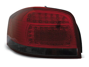 AUDI A3 05.03-08 RED SMOKE LED TAILLIGHTS