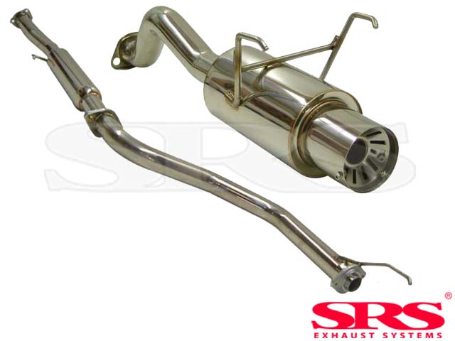 HONDA CIVIC 96-00 3D SRS STAINLESS STEEL G55 CATBACK SYSTEM