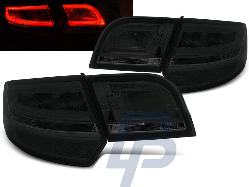 AUDI A3 8P 04-08 SPORTBACK  RÖKTONADE LED BAKLAMPOR - 3