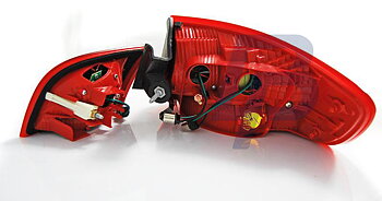 AUDI A3 8P 04-08 SPORTBACK RED SMOKE LED TAILLIGHTS
