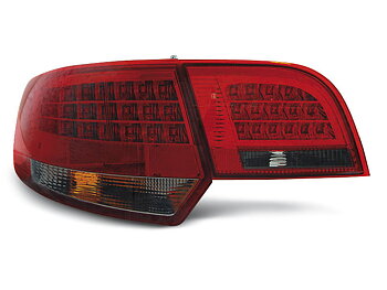 AUDI A3 8P 04-08 SPORTBACK RED SMOKE LED TAILLIGHTS