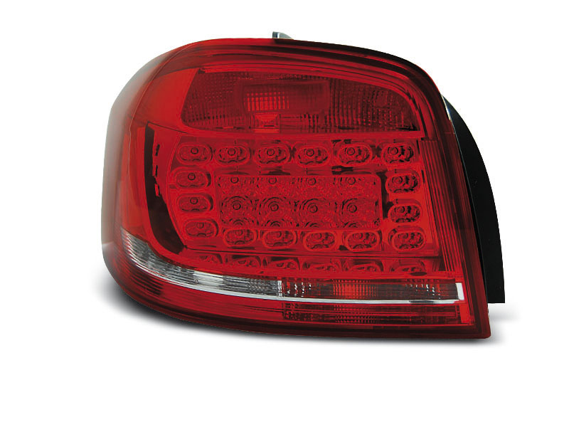 AUDI A3 08-12 RÖD/VITA LED BAKLAMPOR