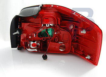 AUDI A3 08-12 RED WHITE LED TAILLIGHTS