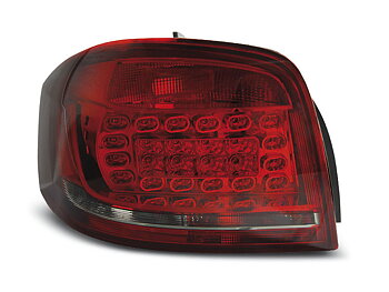 AUDI A3 08-12 RED SMOKE LED TAILLIGHTS