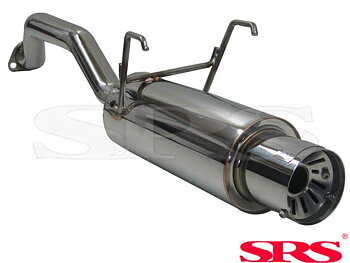 HONDA CIVIC 92-00 3D/DELSOL 92-97 SRS STAINLESS G55 EXHAUST