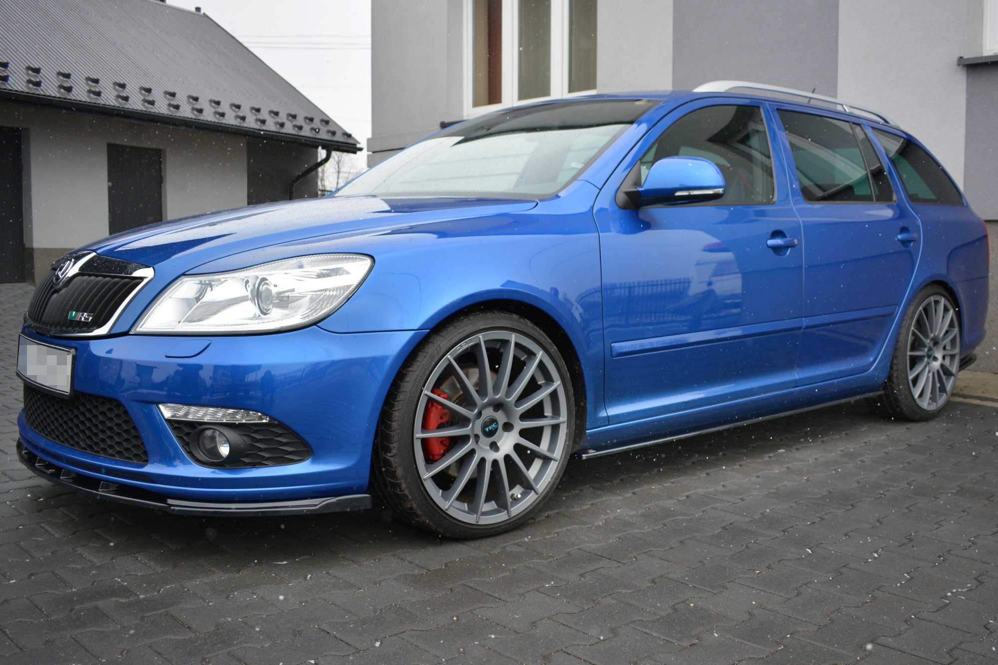 Side Skirts Splitters Skoda Octavia MK2 VRS Facelift  (2008-2013) - 3