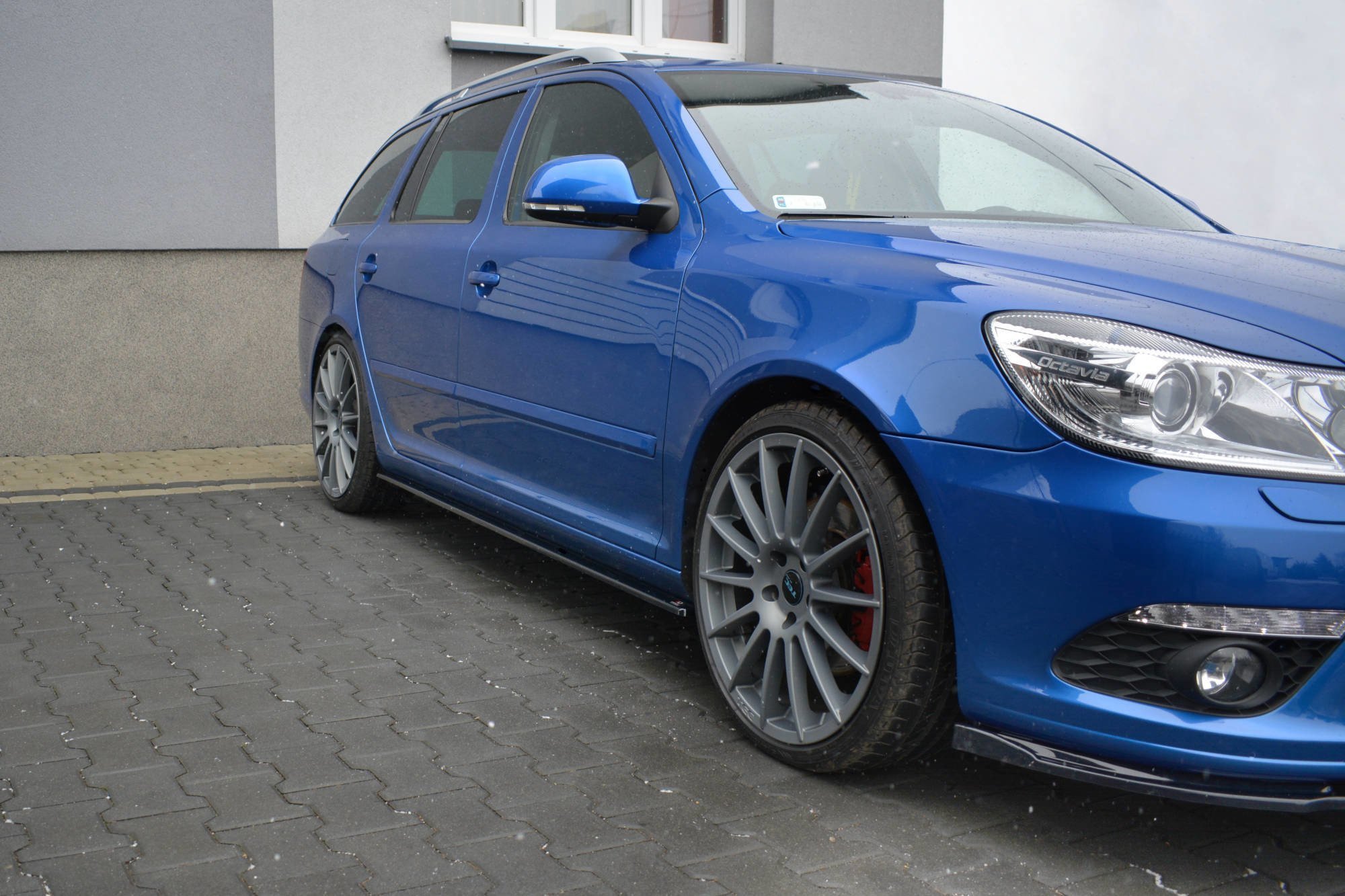 Side Skirts Splitters Skoda Octavia MK2 VRS Facelift  (2008-2013) - 4