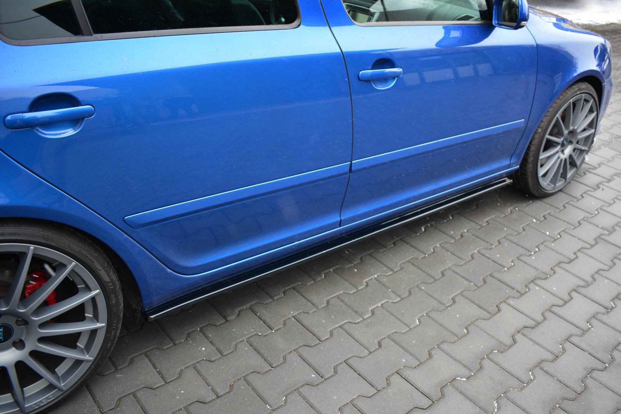 Side Skirts Splitters Skoda Octavia MK2 VRS Facelift  (2008-2013) - 2