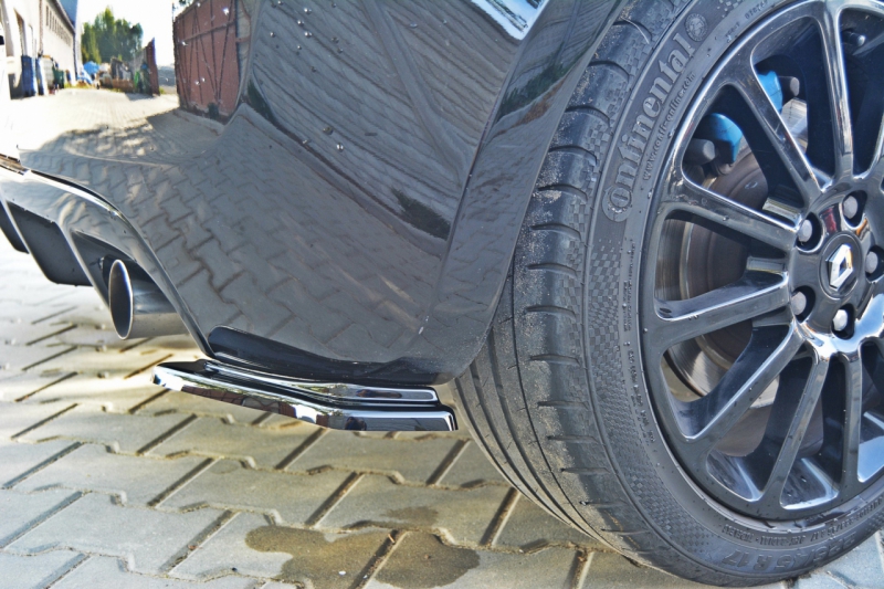 REAR SIDE SPLITTERS RENAULT CLIO III RS