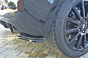 REAR SIDE SPLITTERS RENAULT CLIO III RS