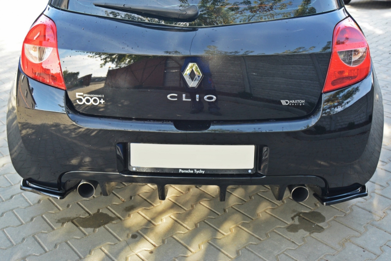 REAR SIDE SPLITTERS RENAULT CLIO III RS - 2