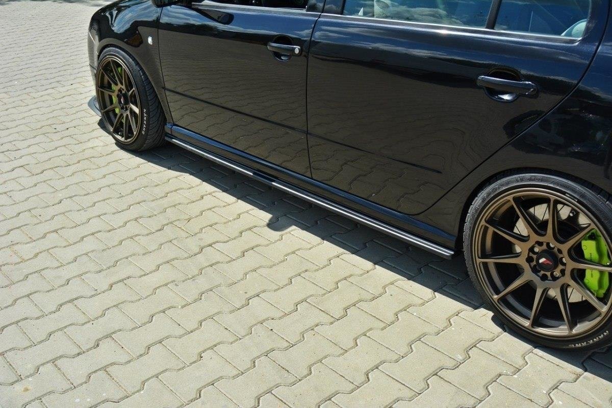 Side Skirts Diffusers Skoda Fabia I RS - 3