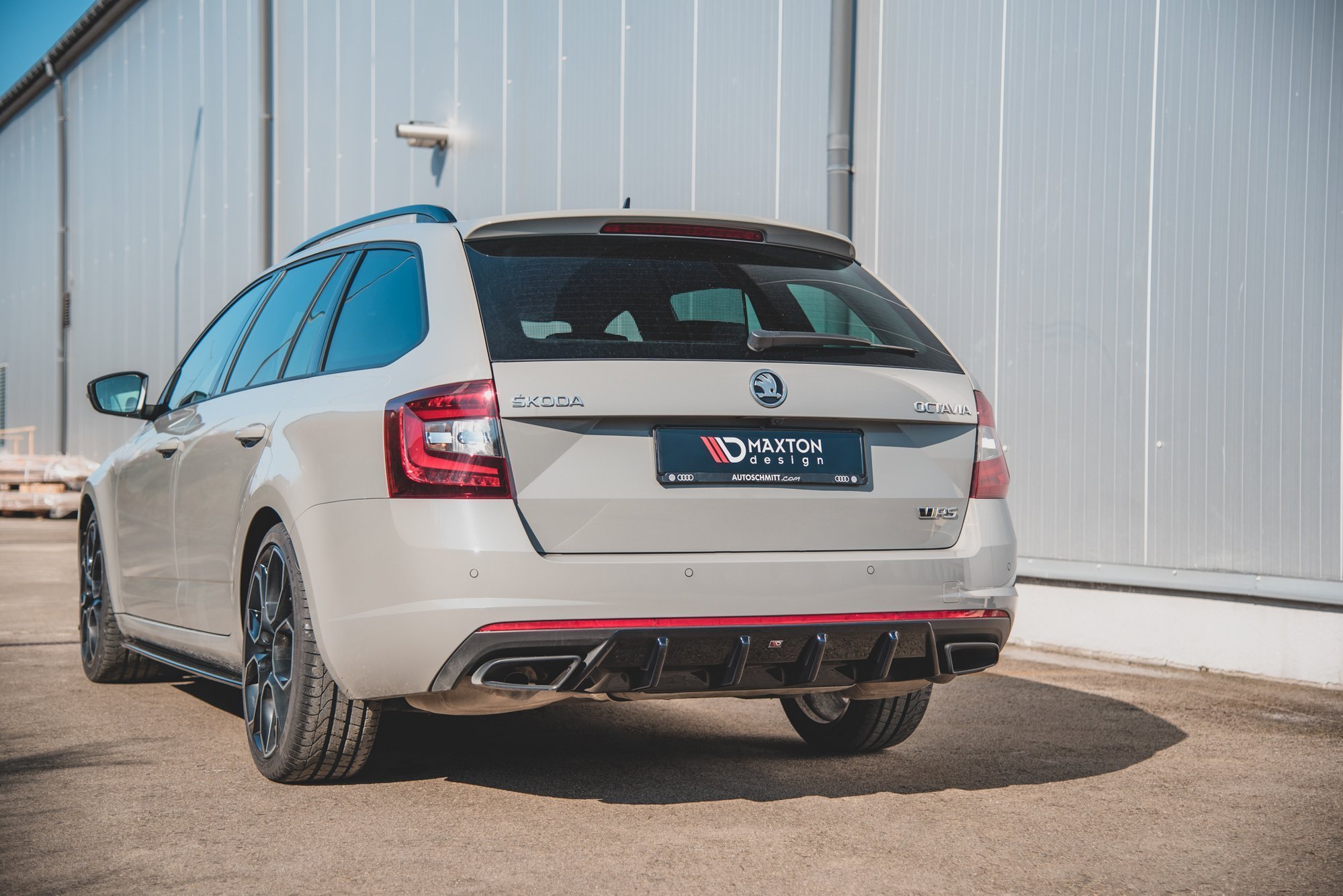 Rear Valance V.1 Skoda Octavia VRS MK3/ MK3.5 Hatchback / Estate - 2