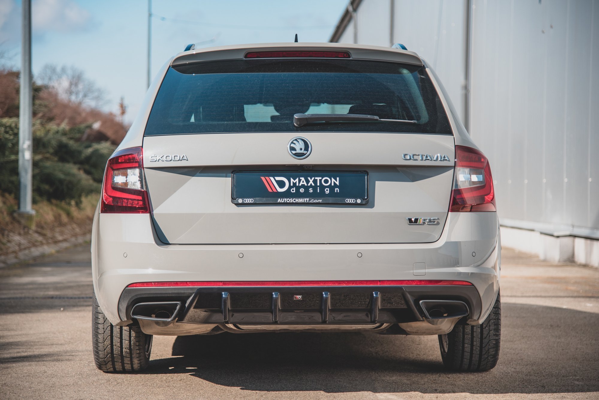 Rear Valance V.1 Skoda Octavia VRS MK3/ MK3.5 Hatchback / Estate - 5