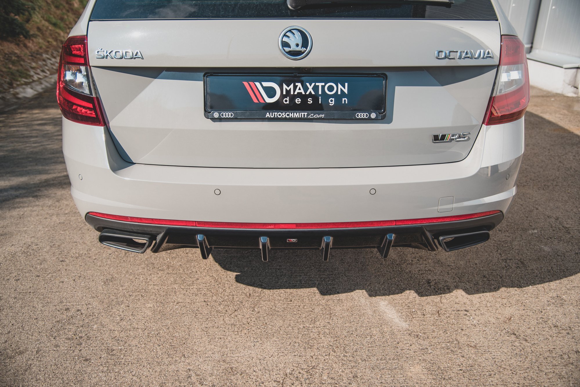 Rear Valance V.1 Skoda Octavia VRS MK3/ MK3.5 Hatchback / Estate - 3
