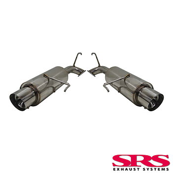 HONDA ACCORD 00-03 4D TYPE R SRS STAINLESS G55 DUAL EXHAUST