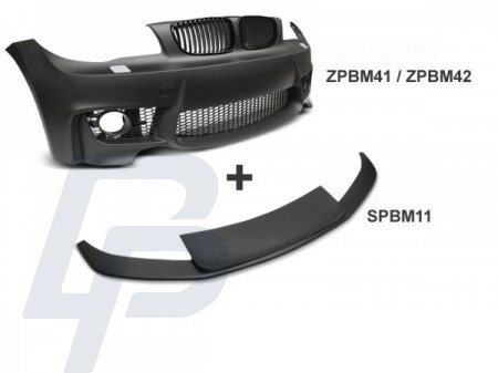 TOPPED BUMPERS SPOILER FRONT BMW M-COUPE E82 10-12 - 2