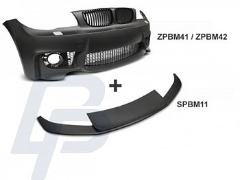 TOPPED BUMPERS SPOILER FRONT BMW M-COUPE E82 10-12